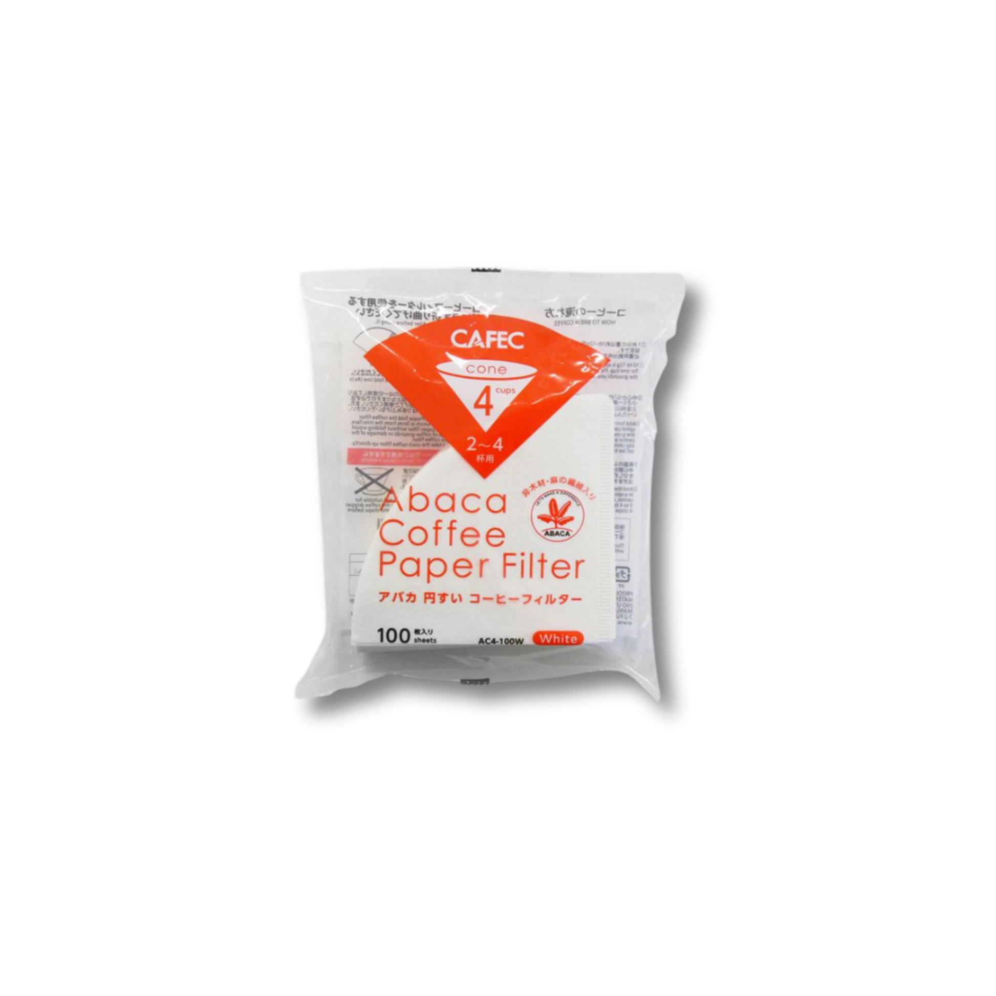 Cafec Abaca Cone-shaped Paper Filters