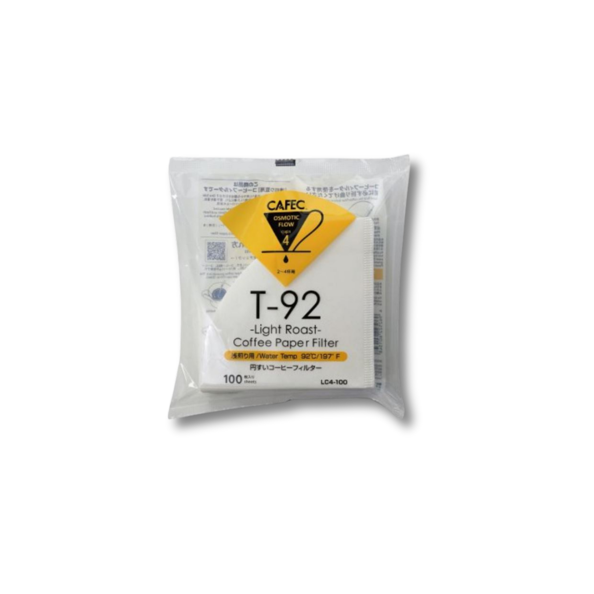 Cafec Abaca Cone-Shaped Paper Filters — Light Roast