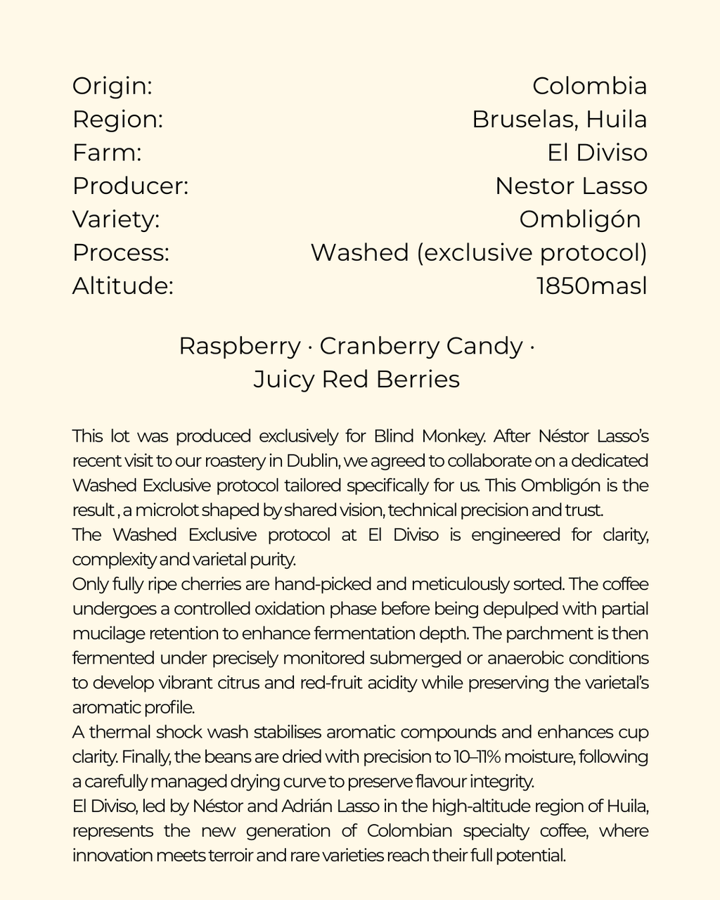 Colombia, El Diviso, Ombligón exclusive B2B