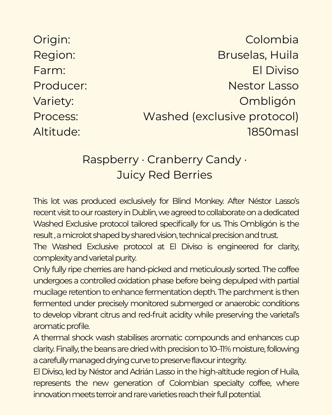 Colombia, El Diviso, Ombligón exclusive