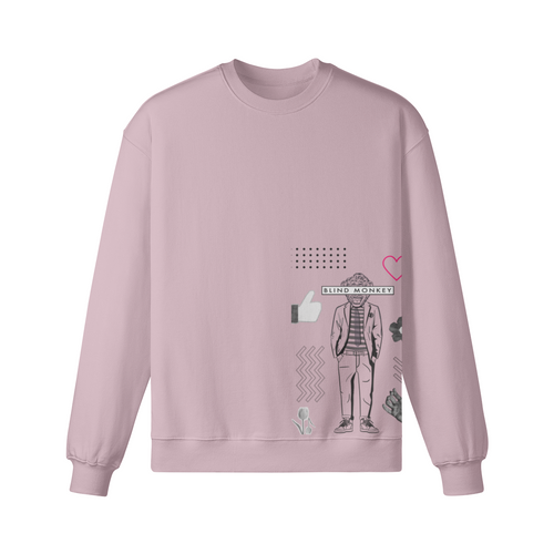 Blind Monkey Oversize Sweatshirt – Effortless Style, Unique Touch