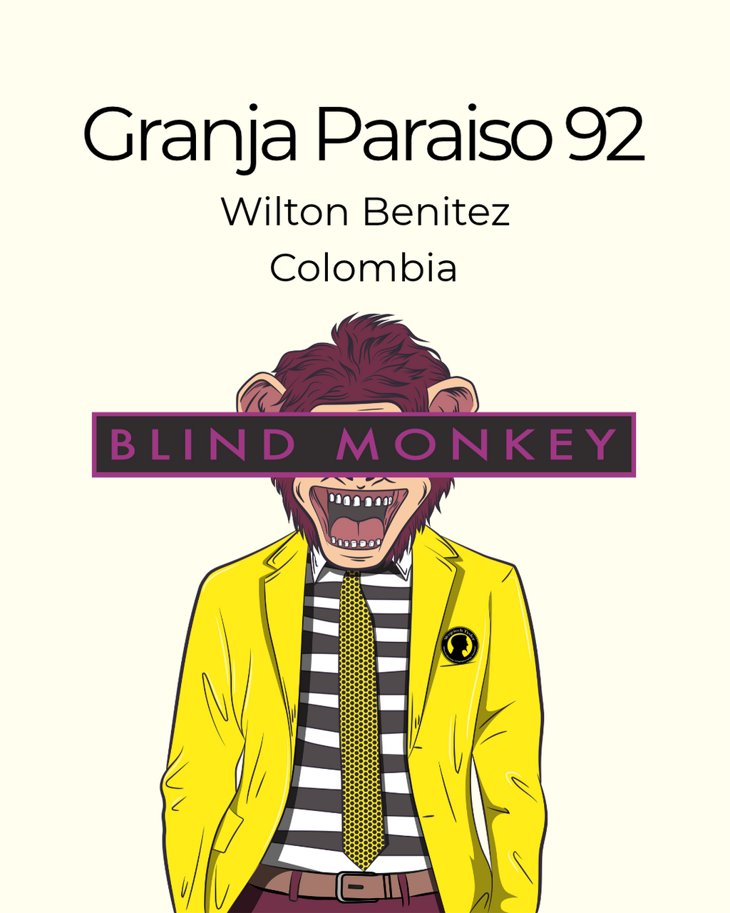 Colombia, Granja Paraiso 92, Yellow Typica B2B